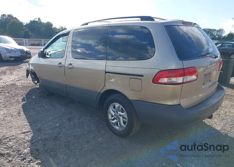 2002 Toyota Sienna Ce z USA, uszkodzony, nr VIN 4T3ZF19C62U445172